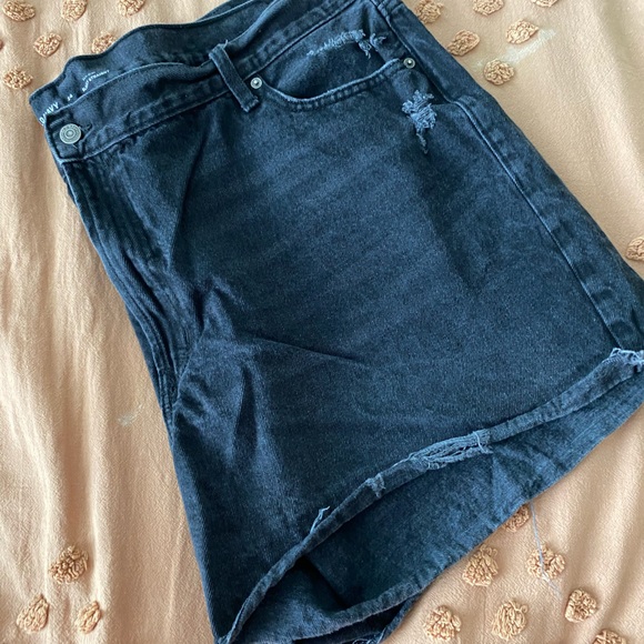 Old navy slouchy straight jean short - Picture 4 of 4